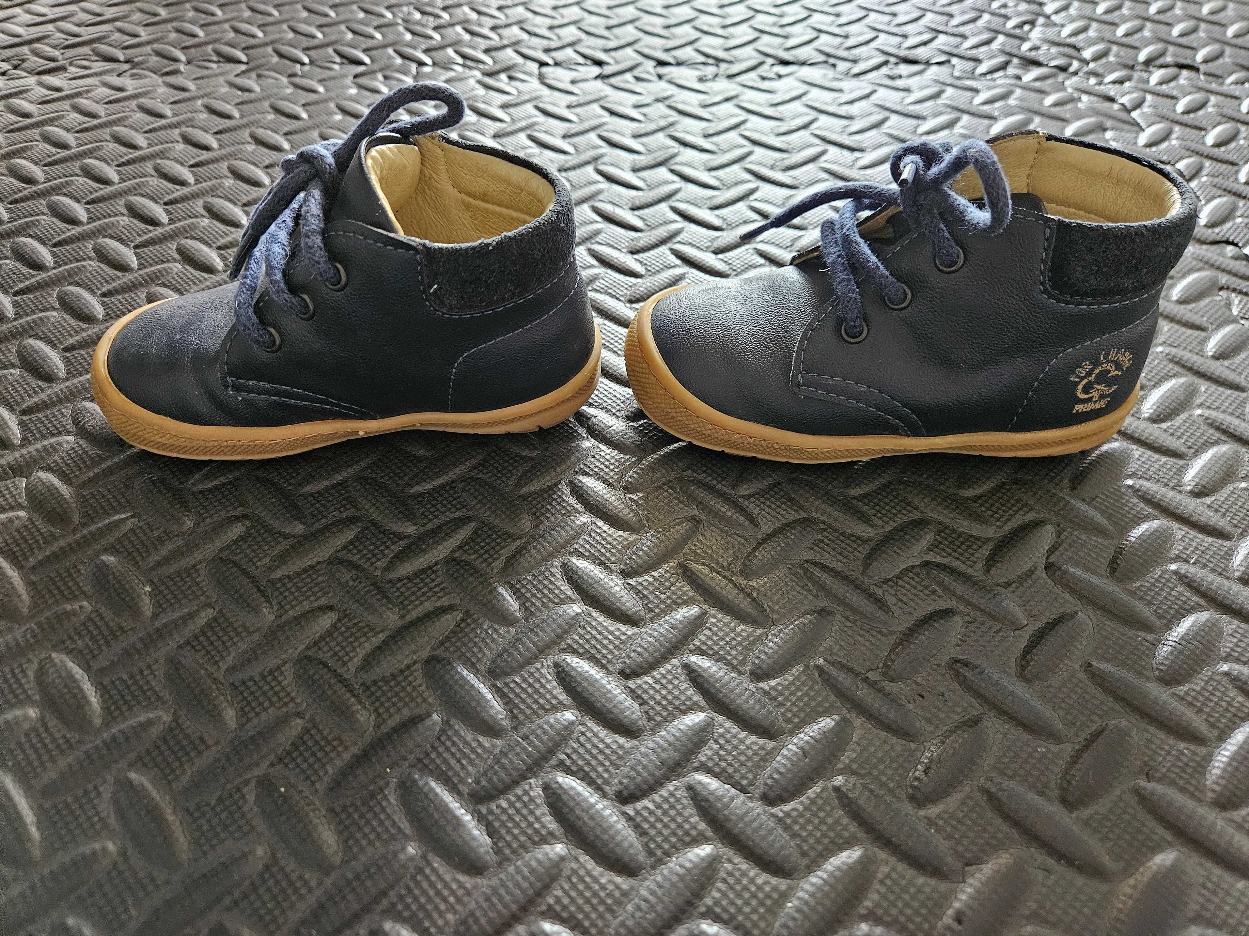 Botas em pele para bebé, tamanho 21, Primigi