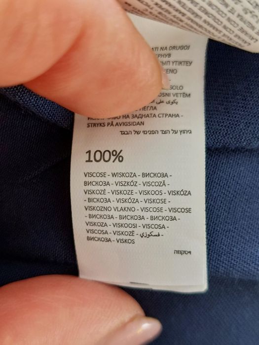 Granatowa sukienka. H&M. Rozmiar 146cm.