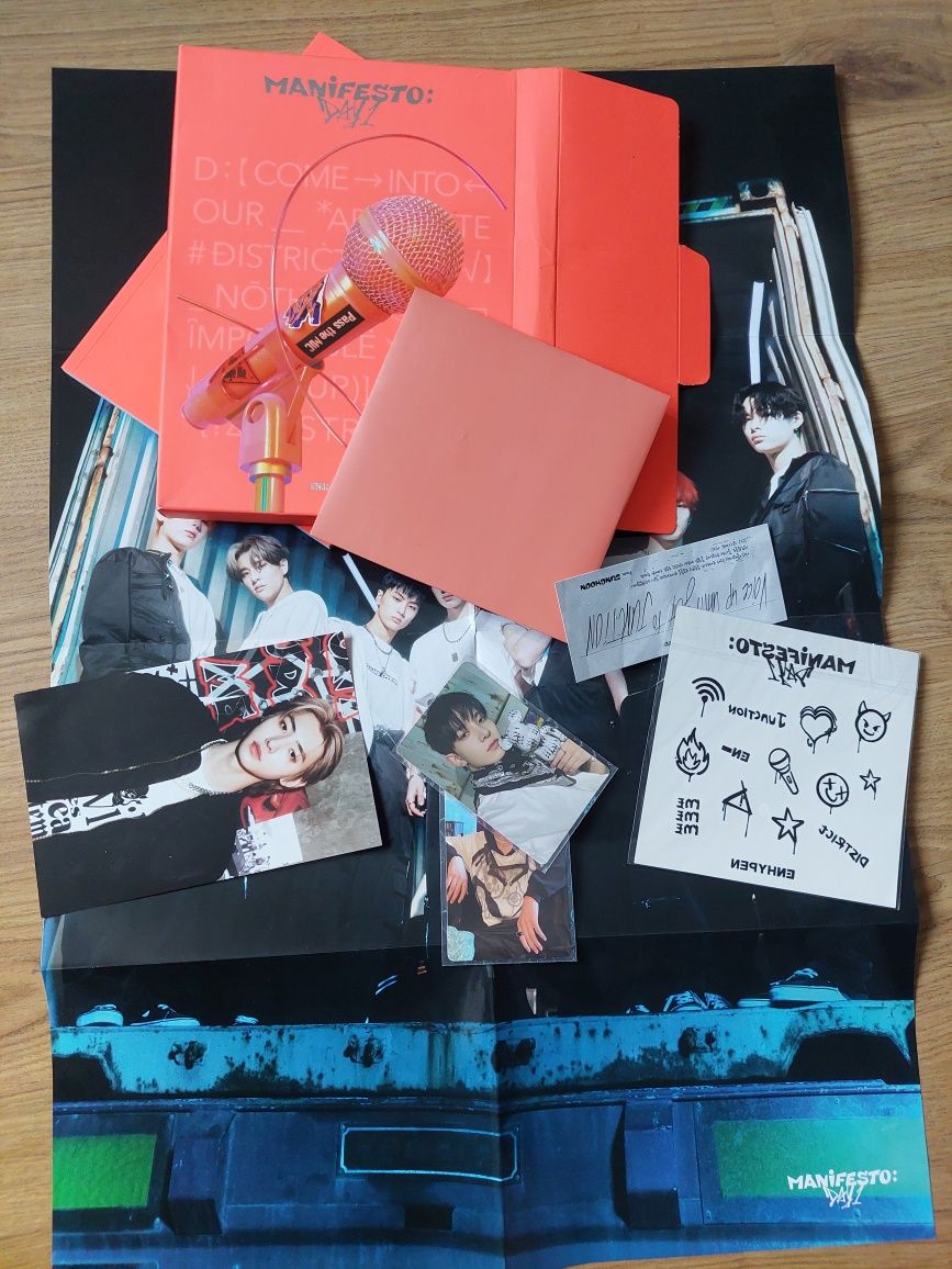Album K-pop Enhypen Manifesto: day 1