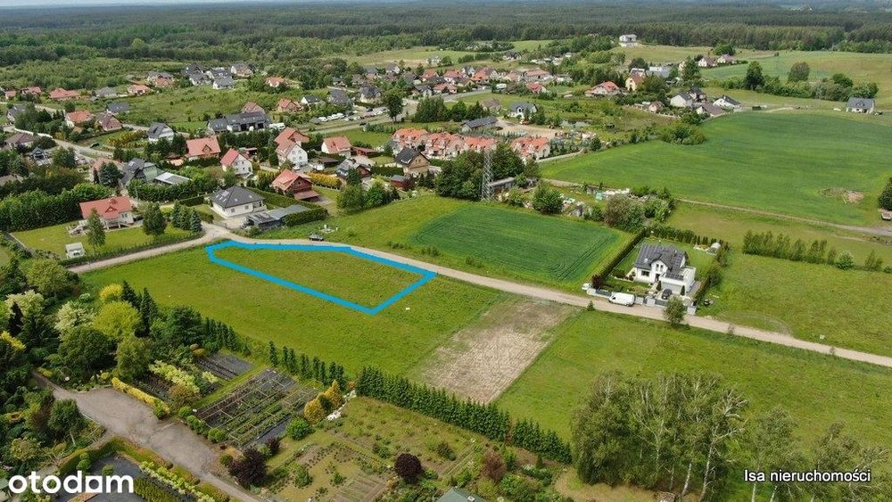Działka budowlana 1624 m² – Kościerzyna-Wybudowanie