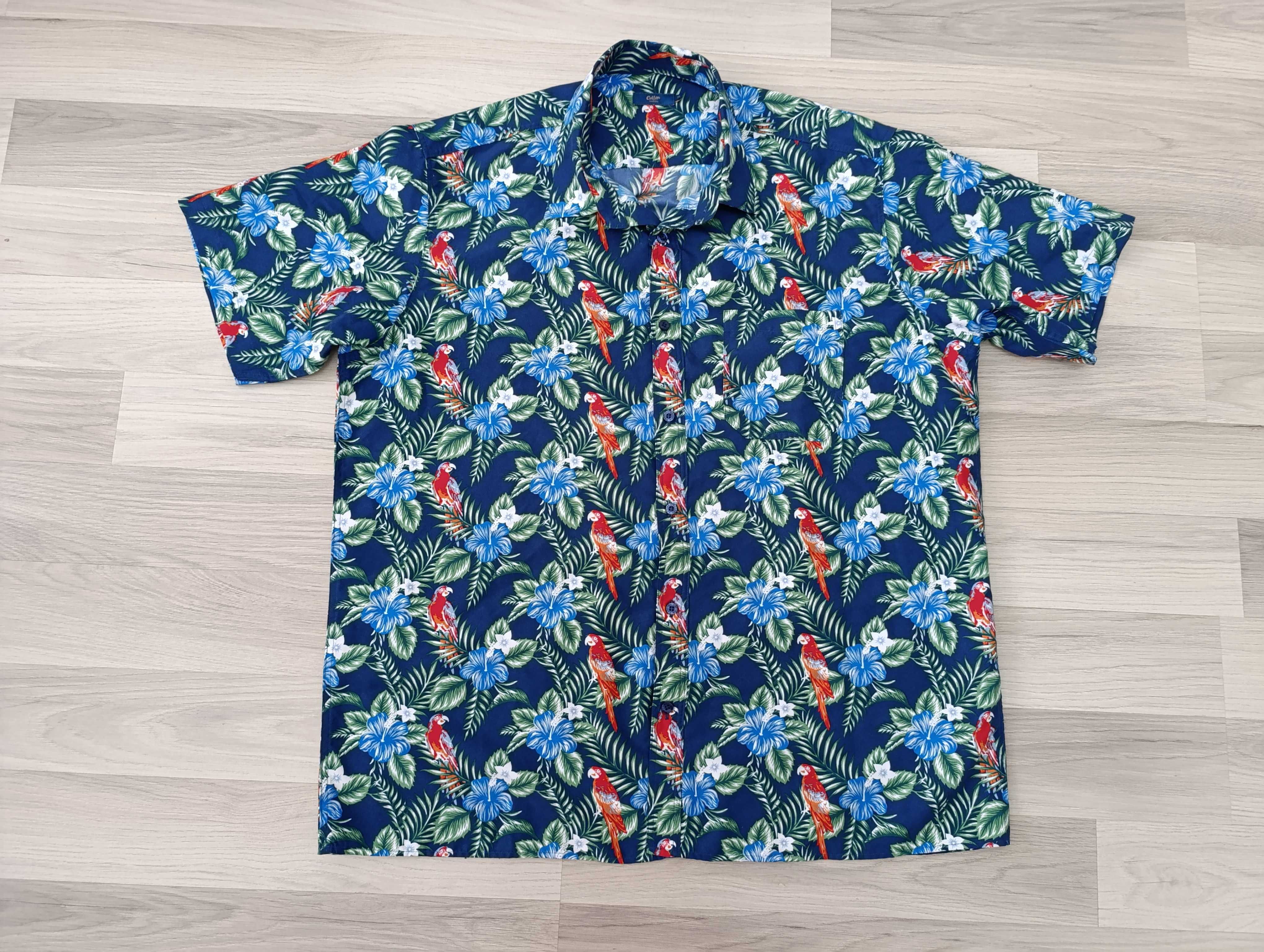 Сорочка гавайка чоловіча Cotton розмір XL