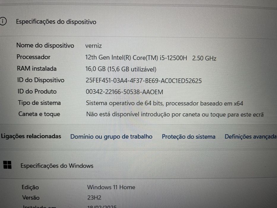 Computador HP Victus semi novo