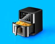 BEZTŁUSZCZOWA Frytkownica Airfryer 8L 1800W 12 Programów NOWOCZESNA