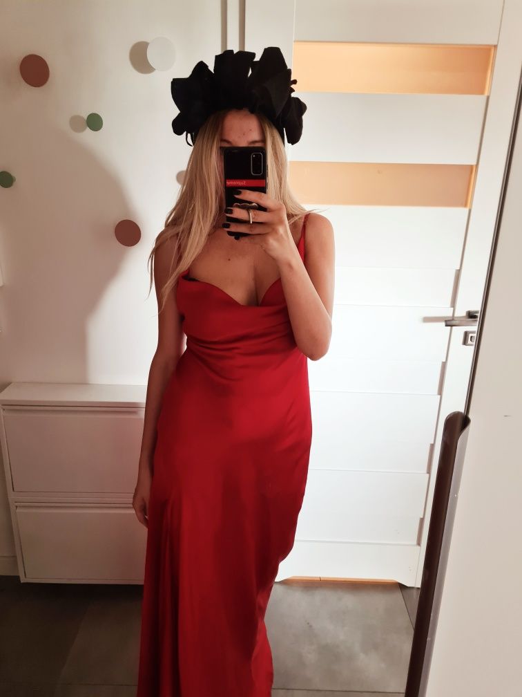 Czarna opaska fascynator korona na Halloween handmade czarne róże