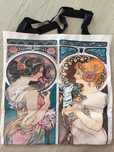 Torba na ramię shopper Alfons Mucha secesja