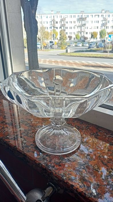 Duża patera owocarka styl art deco sygnowana nowa Irena Inowrocław