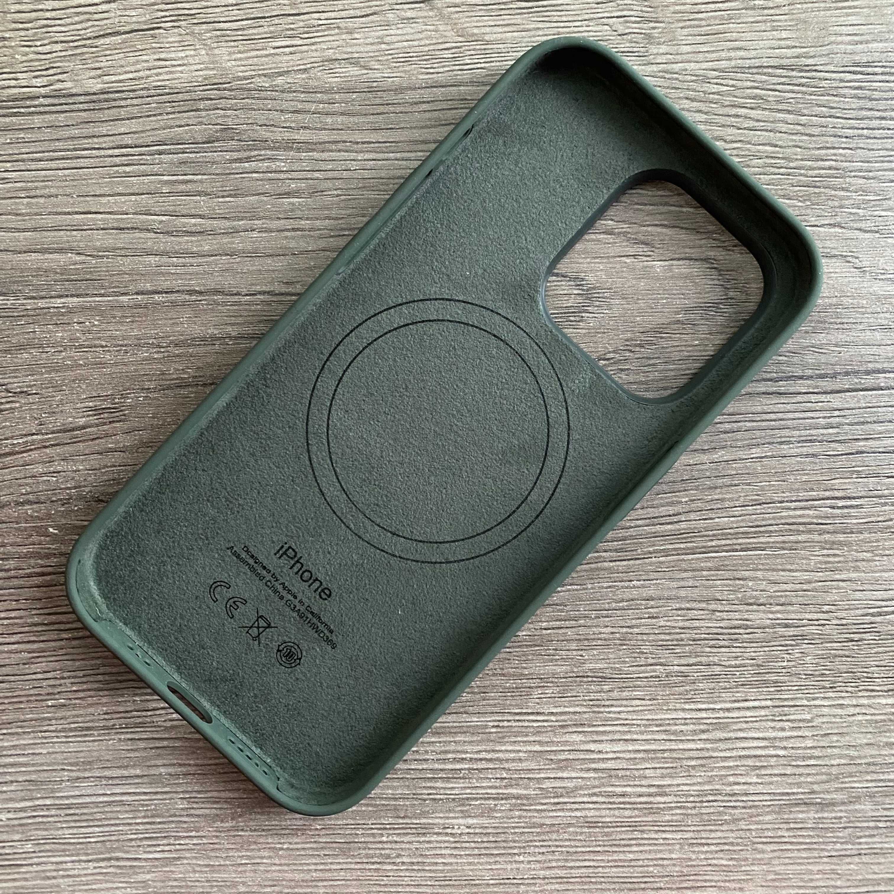 Чохол Iphone 14 Pro Apple Silicone Case MagSafe Olive оливковий зелени