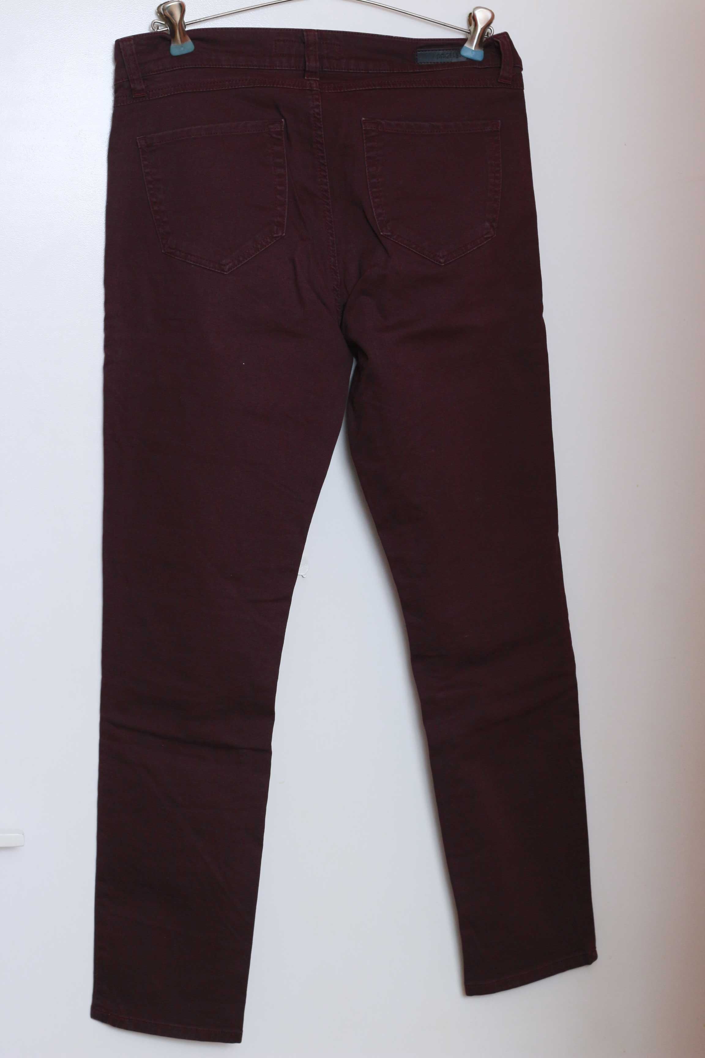 Spodnie wiśniowy/bordowy Angels S/M/L jeans denim