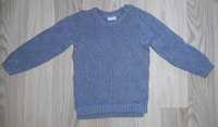 Niebieski sweter sweterek 86 F&F