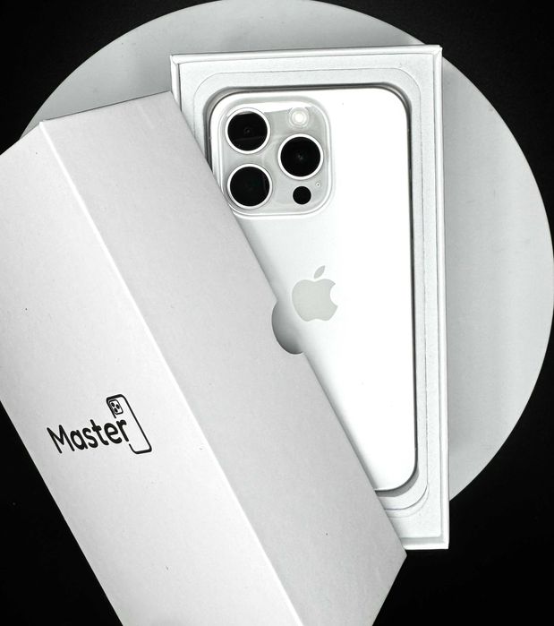 Apple iPhone 15 Pro 256gb White Jak Nowy 100% bat 6Msc Gwarancji