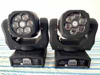 Ruchome głowice z laserem 6X15 RGBW