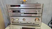 Zestaw Luxman L-405 amplituner, K-405 kaseciak, T-404L Tuner