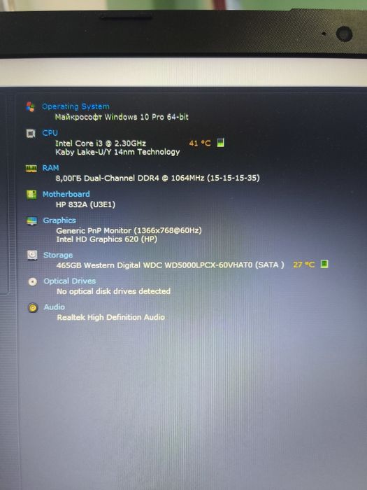 Ноутбук HP 250 G6