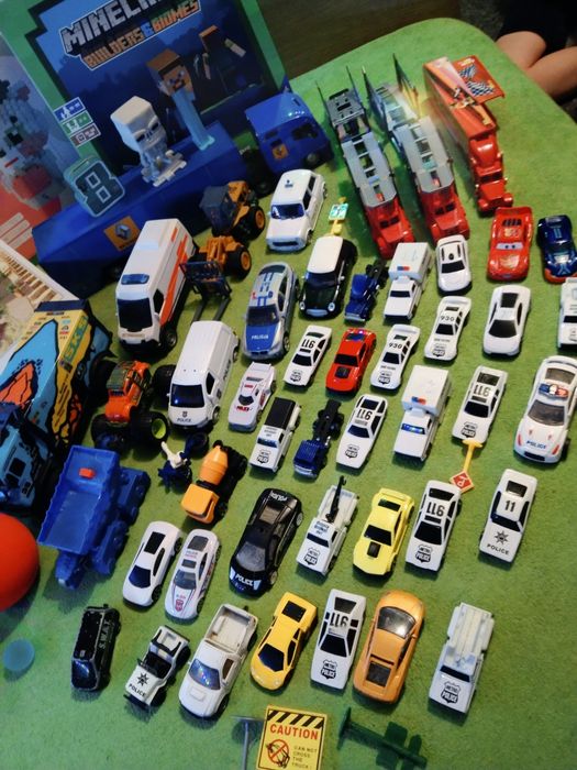 Zabawki autka tiry gry klocki