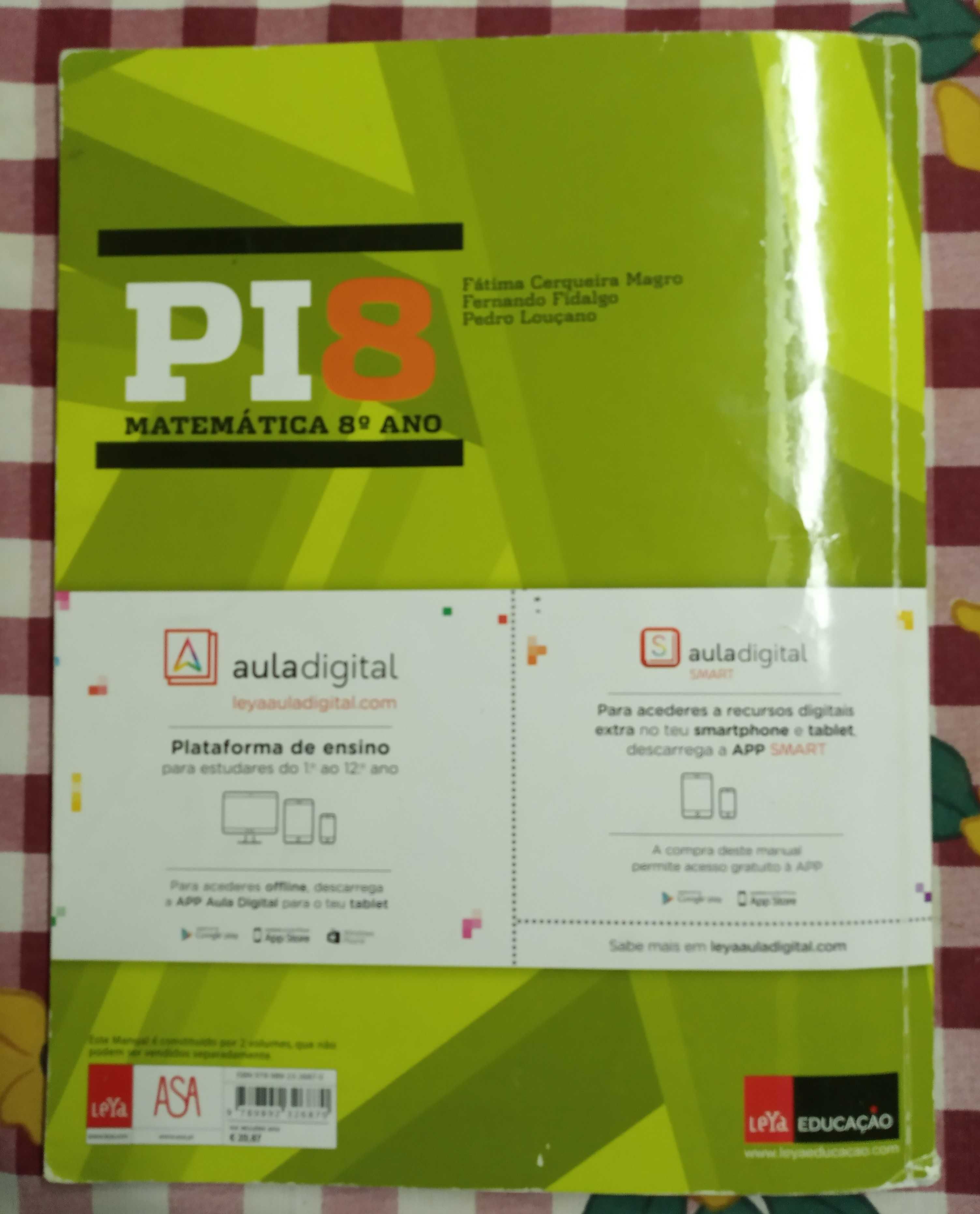 Livro 8 Ano Matemática  PI8 2020