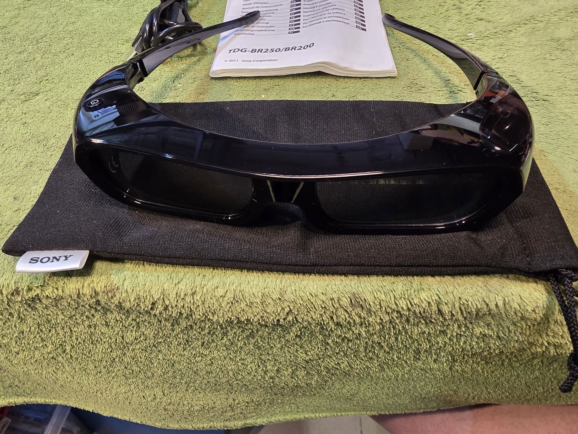 SONY okulary 3D prawie nowe