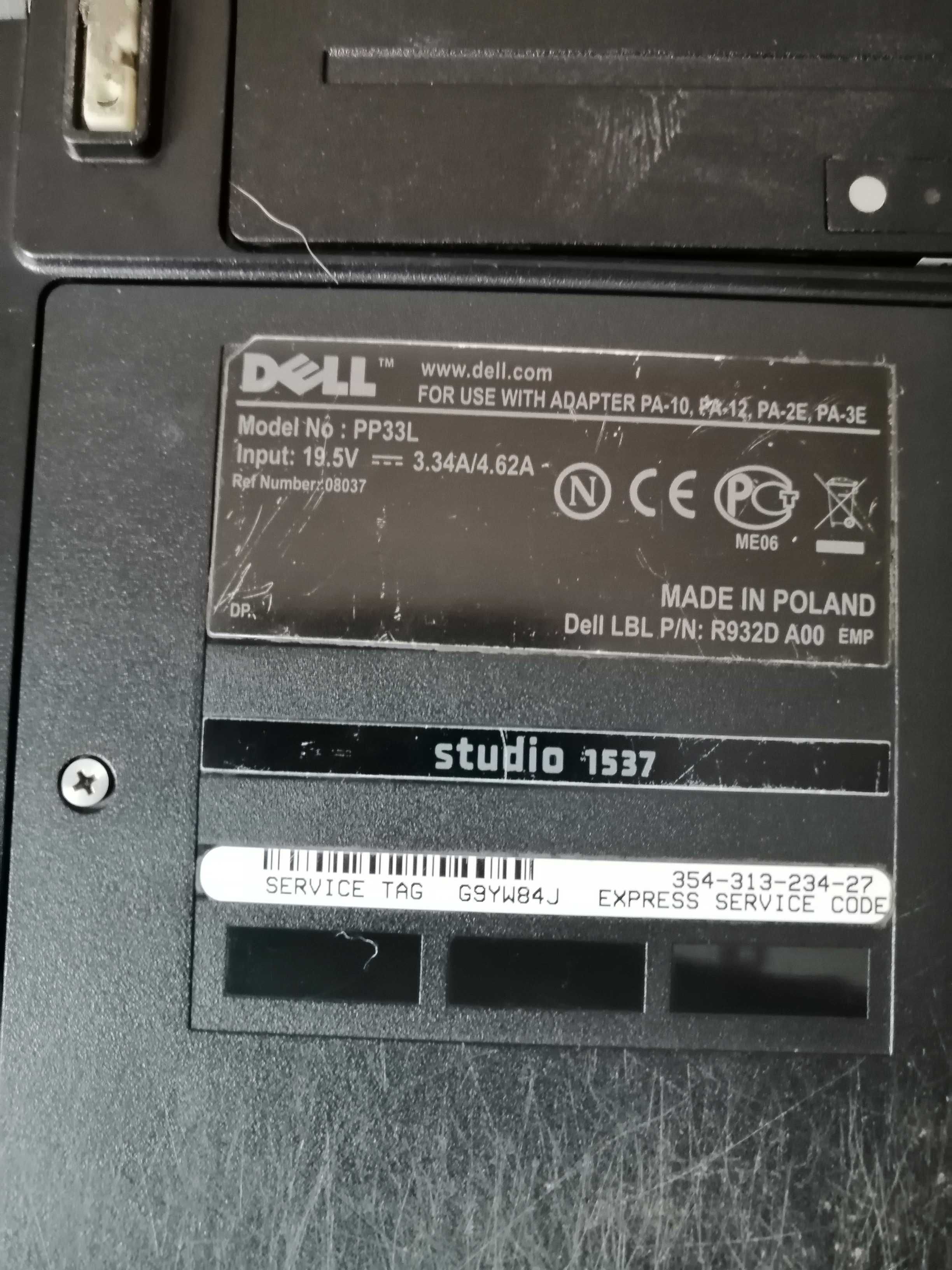 laptop dell pp33l