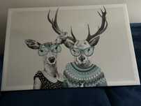 Obraz 120x60 jelenie