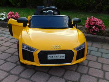 JAREX Samochód Autko na akumulator AUDI R8 Spyder USB,SKÓRA,EVA!!!