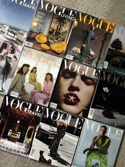 cały zestaw gazet vogue 11 sztuk moda