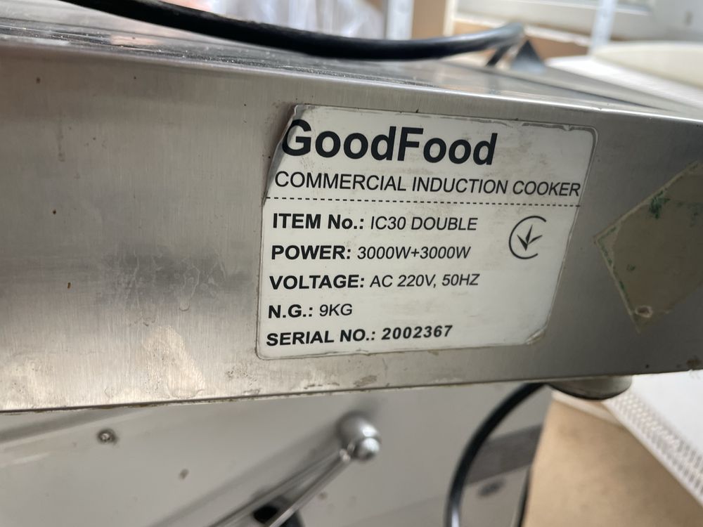 Індукційна плита good food