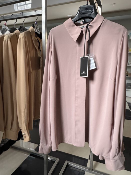 Блуза Elisabetta franchi оригінал оригинал блузка рубашка пудра