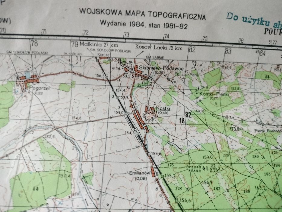 Stare mapy wojskowe topograficzne