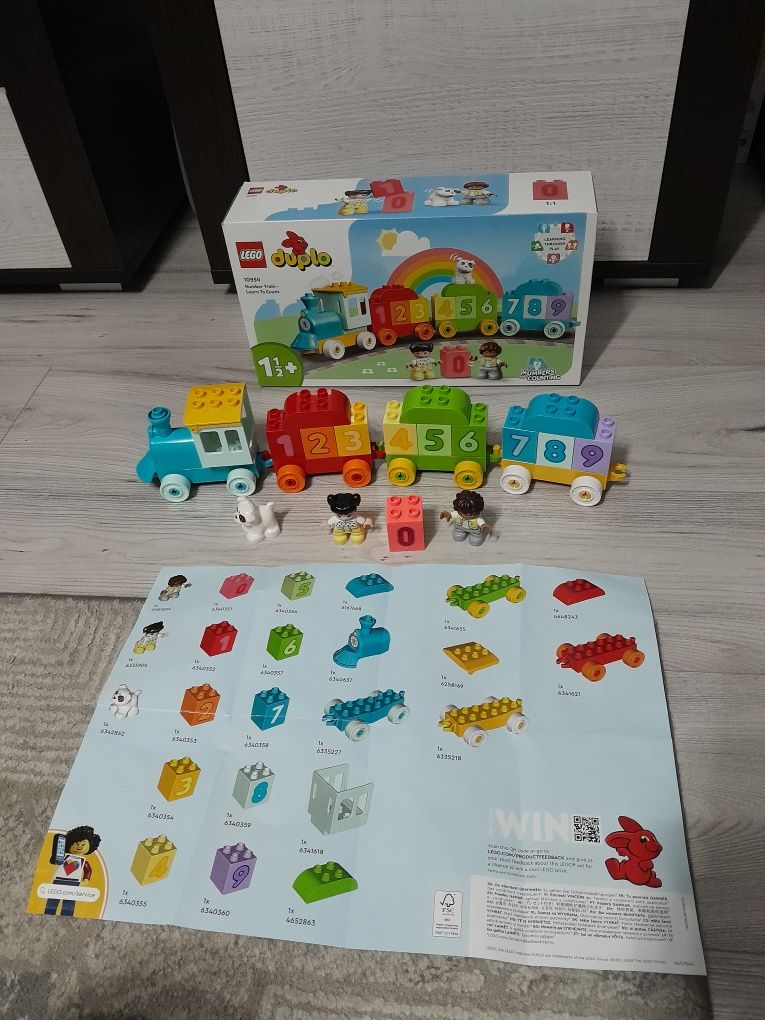 10954 LEGO DUPLO Pociąg z cyferkami nauka liczenia