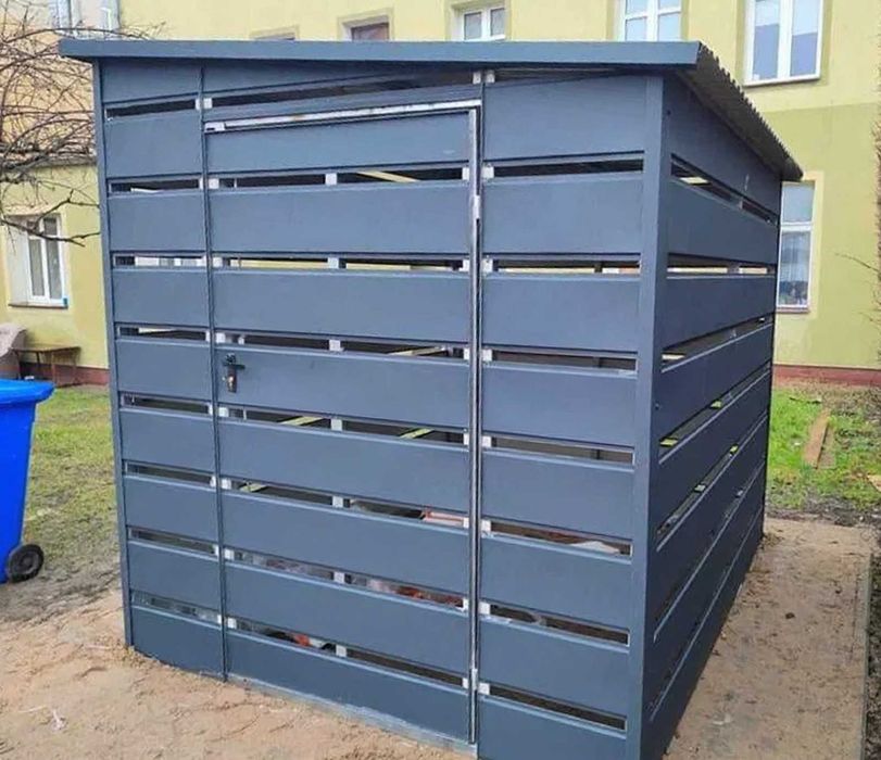 Wiata śmietnikowa, wiata na rowery, box śmietnikowy, schowek PRODUCENT
