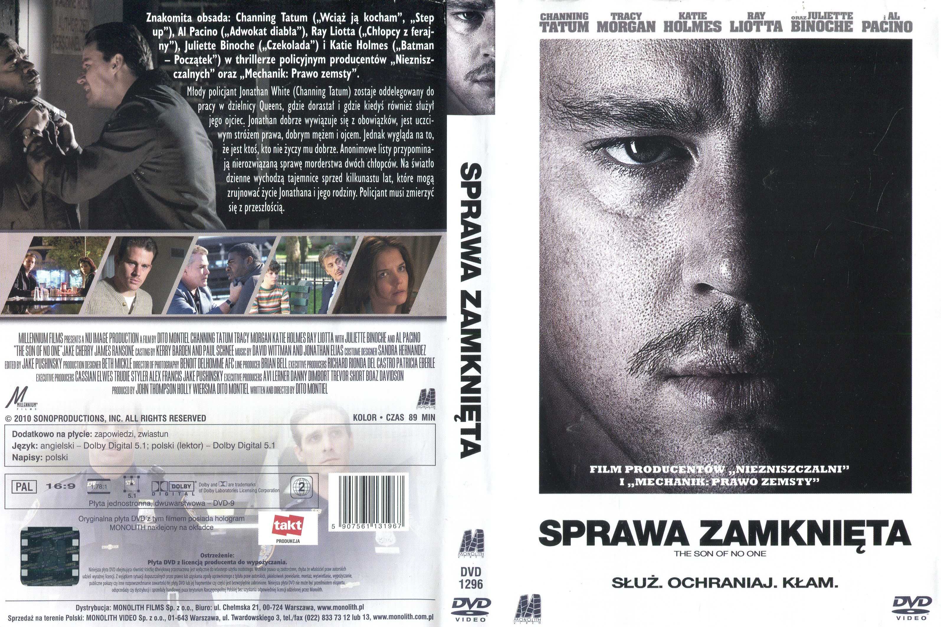 Sprawa zamknięta dvd