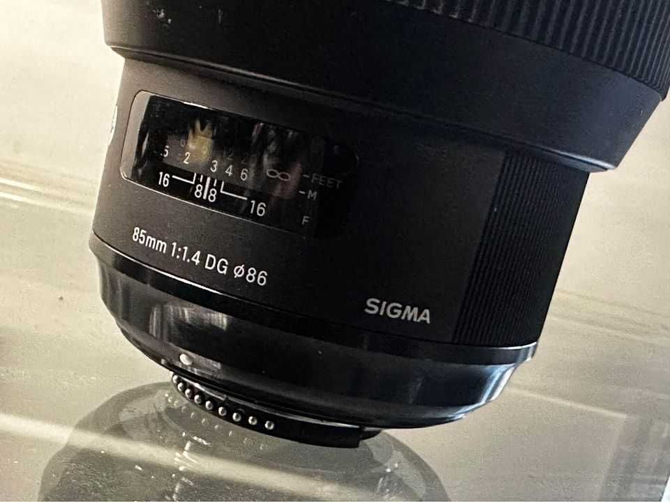 SIGMA ART 85 mm 1:1,4  DG NIKON