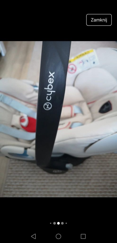 Fotelik cybex bez bazy