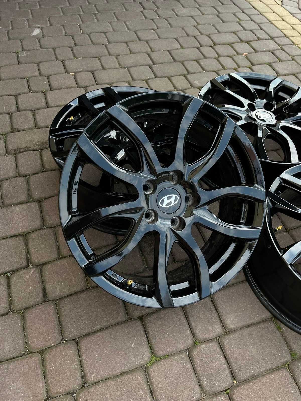 Alufelgi Hyundai 5x114,3 18  Czujniki Kona Tucson IX35 Sorento CZARNE