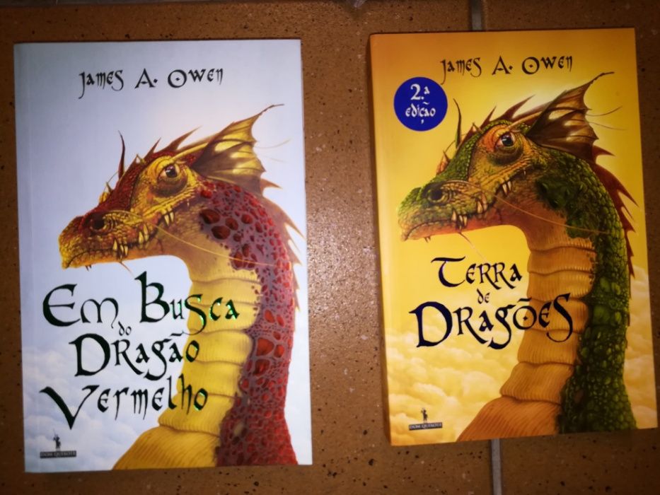 lote livros de Dragões James A.Owen