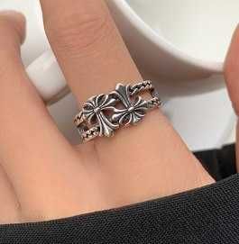 Chrome Hearts Кольцо | Кільце хром хартс | Регулюється