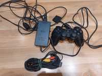 PlayStation 2 PS2 oryginalny zasilacz kabel tv pad gratis