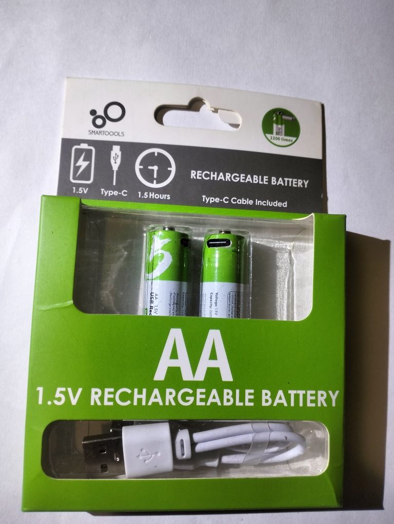 Акумулятори AA 2600 mAh type-c