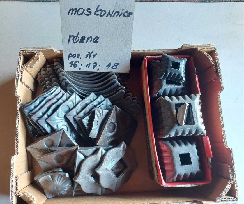 Okucia do ogrodzeń Elementy kute  Ogrodzenie Grot Koszyk Całka