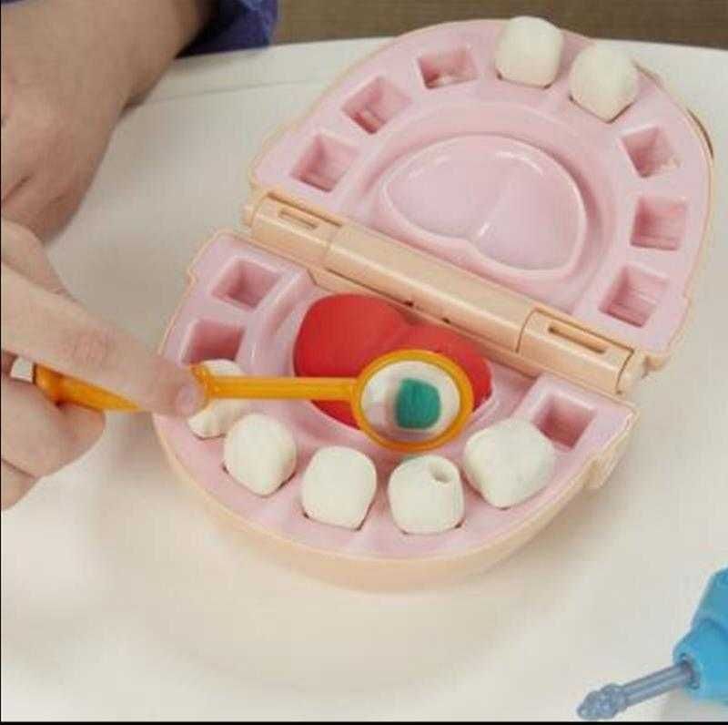 Набор play-doh стоматолог Пластилин