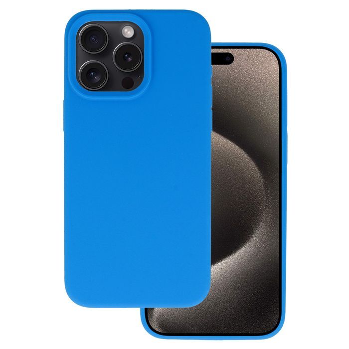 Silicone Lite Case Do Iphone 14 Niebieski