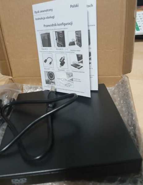 NOVO- Reproduçao Unidade CD/DVD Externa Compacta USB 2.0 | Plug & Play
