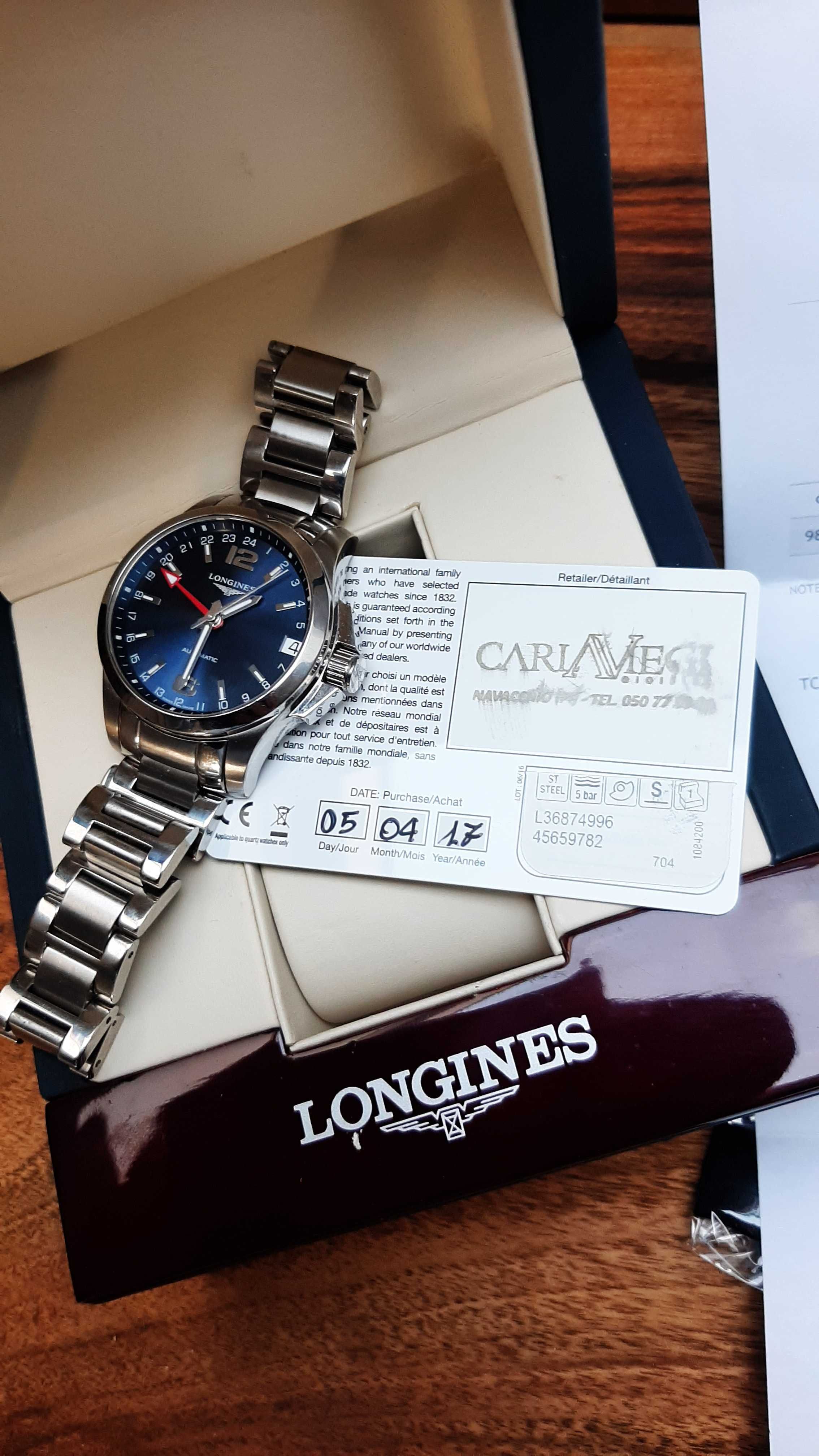 Longines Conquest GMT