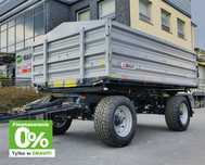 Przyczepa rolnicza burtowa CARGO 8 ton, plandeka, nadstawa, najwyższa jakość, gwarancja!  Finansowanie 0% WYPRZEDAŻ! Cena 59.900 zł netto! Nie Pronar,Metal-fach