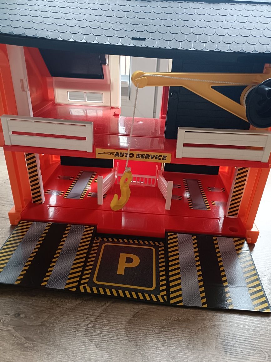Wader Play house, auto serwis, garaż, warsztat, dźwig samochodowy