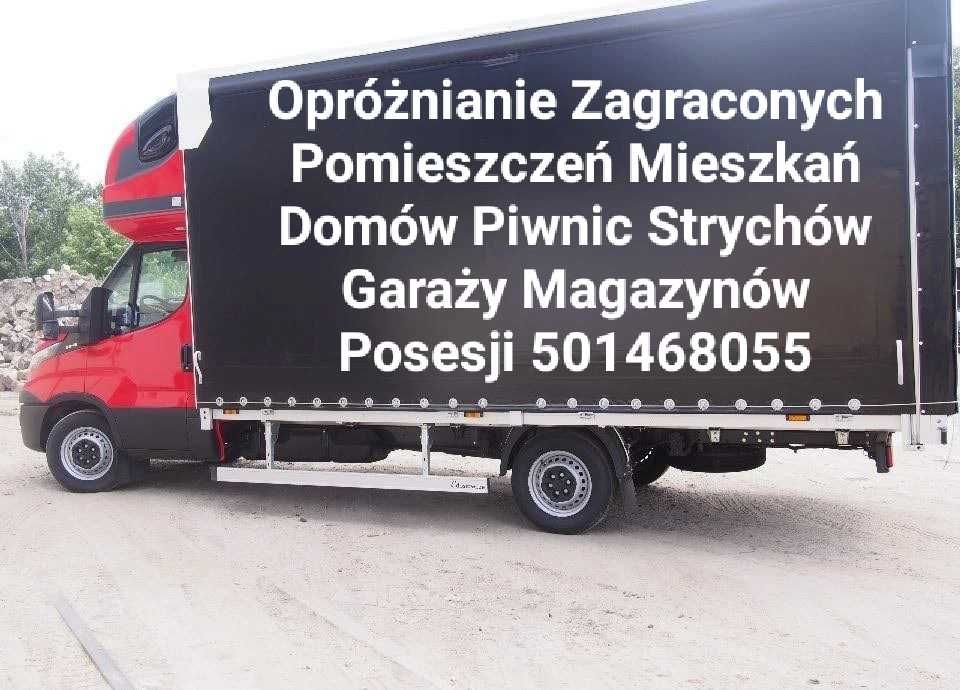 Opróżnianie Mieszkań Domów Zagraconych Garaży Strychów  Ząbkowice Śl