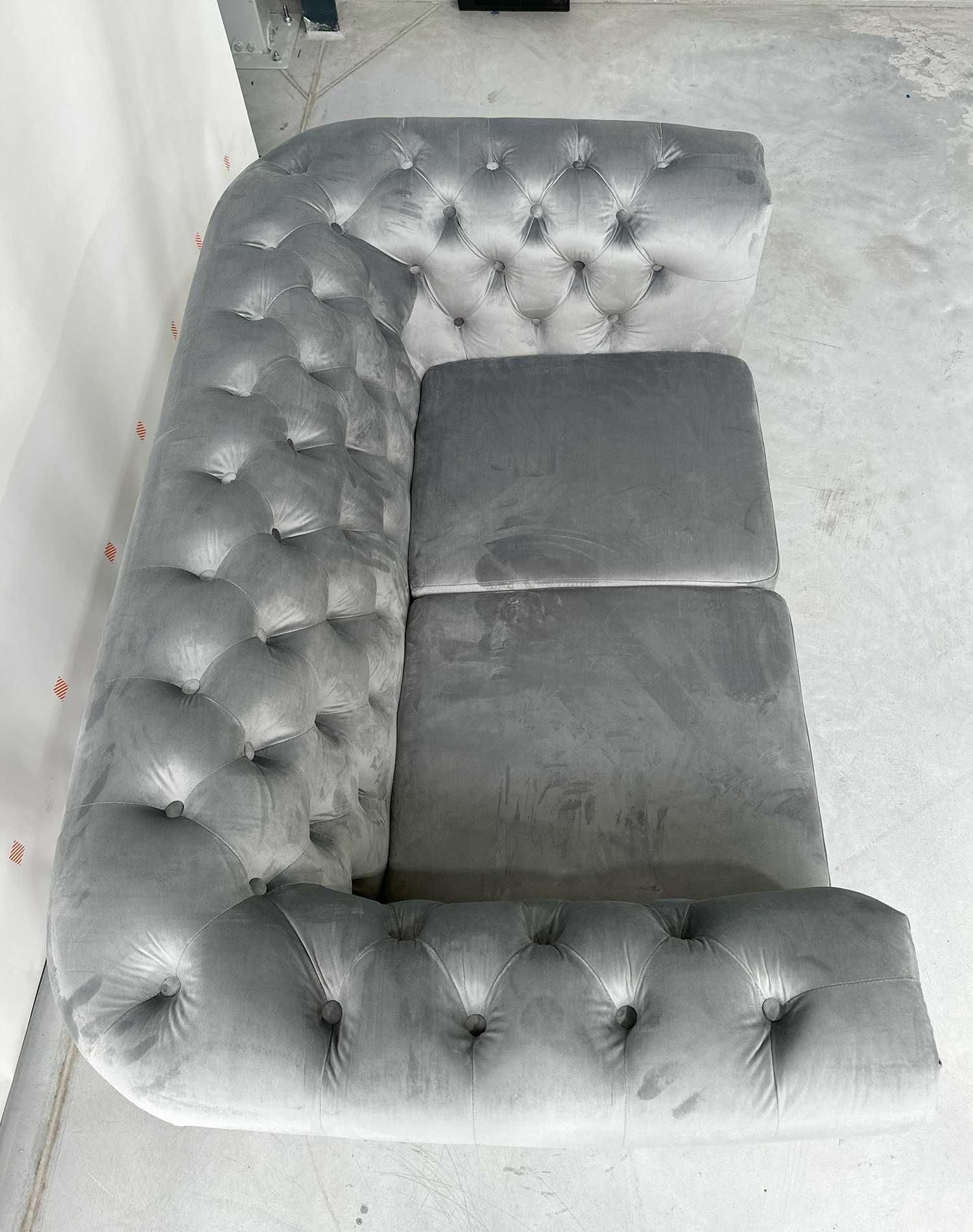 Sofa pikowana Felix 2 osobowa chesterfield Wysyłka 48h