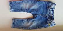 Spodnie jeansowe dla chlopca rozmiar 80