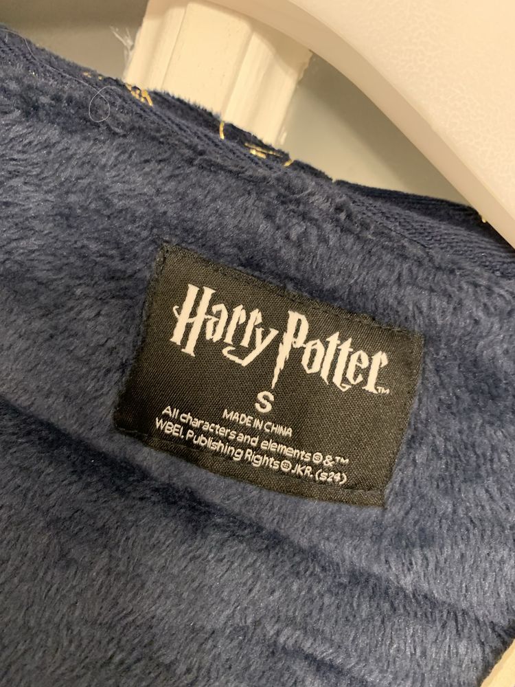Nowy z metką granatowy szlafrok Harry Potter S
