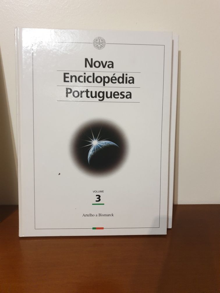 Volumes 1, 2 e 3 da nova enciclopedia portuguesa