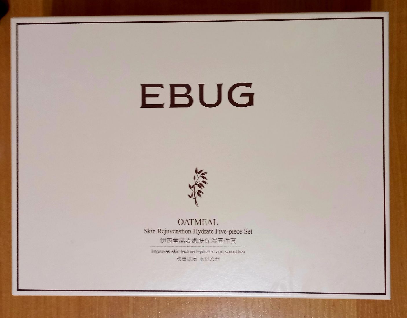 Набір для обличчя Ebug Oatmeal (молочко, 100 г + тонер, 130 мл + крем